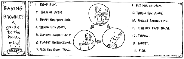 Baking Brownies: A Guide to the Human Mind, Rhymes with Orange, Hilary Price