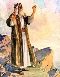 Moses Praying, Painted by J. H. Hartley