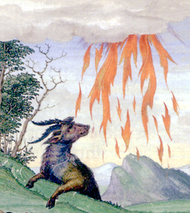 Beast of the Earth brings fire from heaven (Gerung)