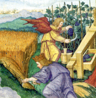 Harvest of the Earth (detail) by Matthias Gerung