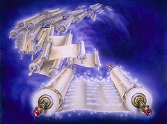 Scrolls representing the book of life (Pat M. Smith)