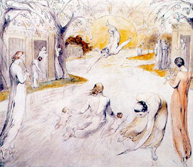 "River of Life" by William Blake (c. 1805)