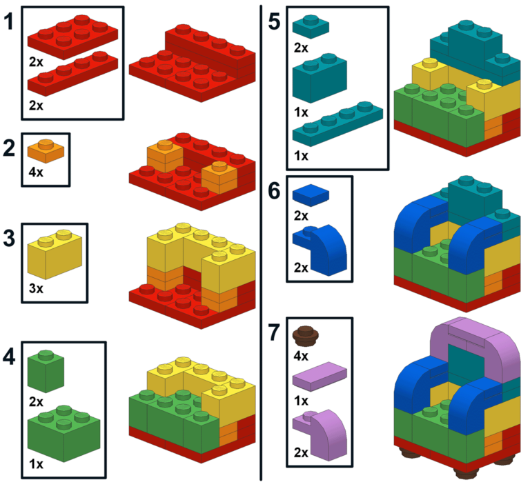 Lego Armchair - Jessica's Corner of Cyberspace